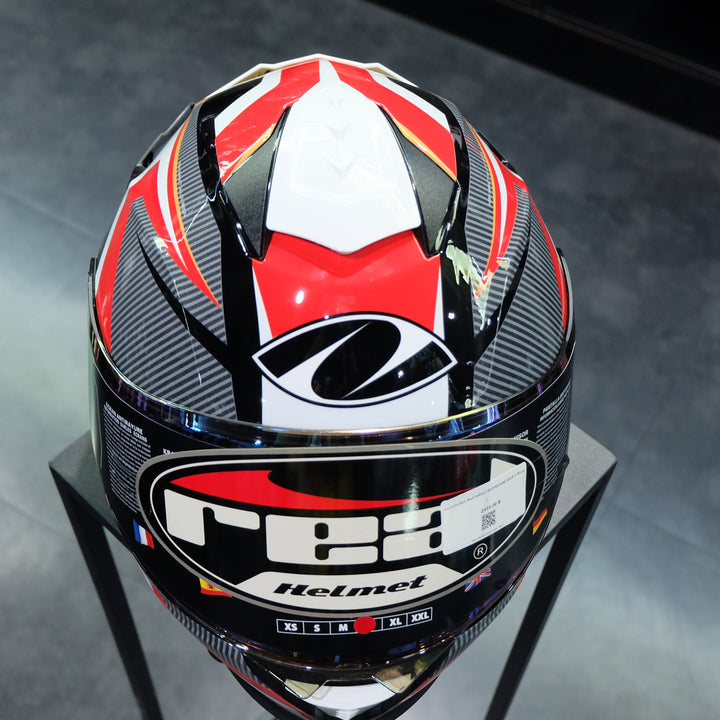 Real Helmet HURRICANE RACE X Red