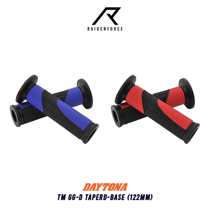 Daytona handlebar grips, model TM GG-D TAPERD-BASE 122MM