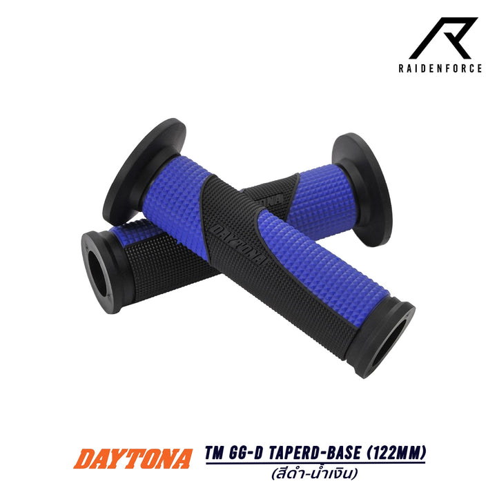 Daytona handlebar grips, model TM GG-D TAPERD-BASE 122MM