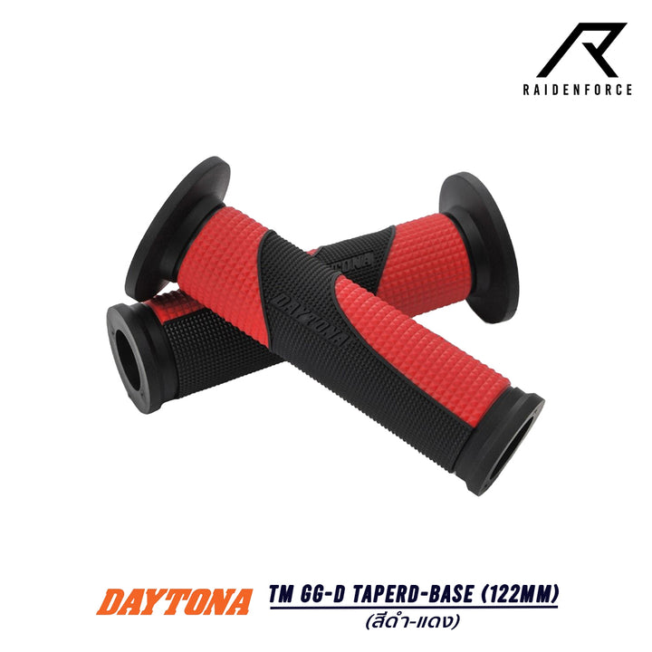 Daytona handlebar grips, model TM GG-D TAPERD-BASE 122MM