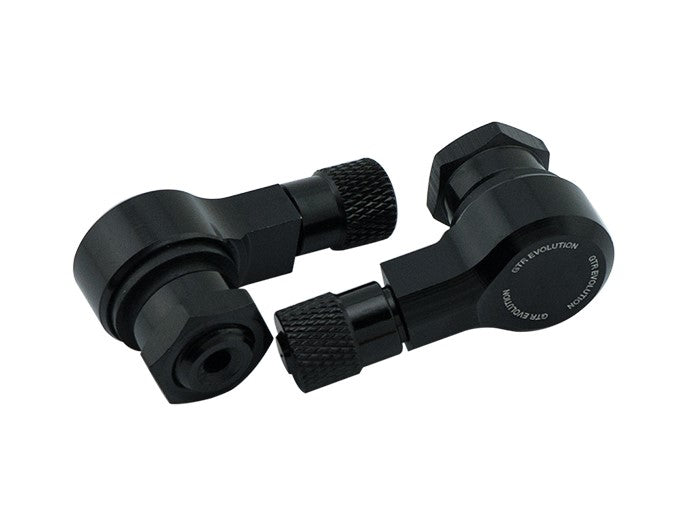 GTR aluminum air valve, 90 degree bend