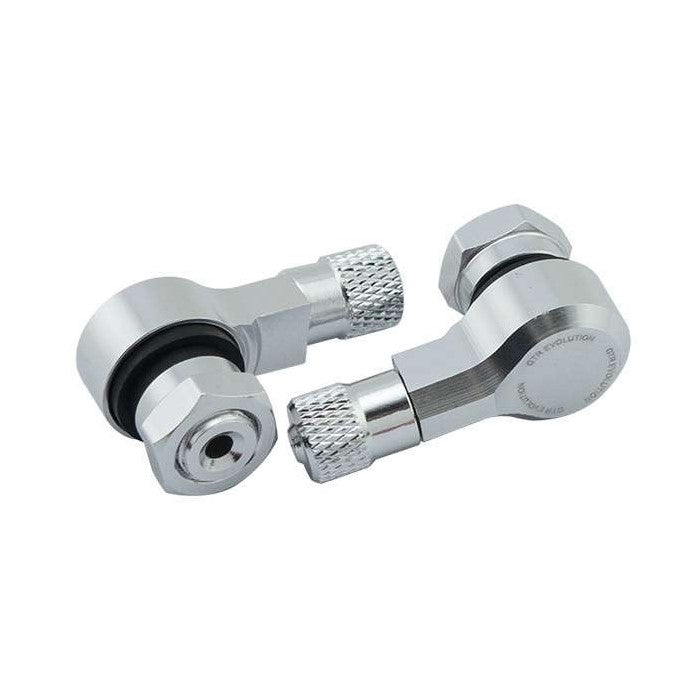 GTR aluminum air valve, 90 degree bend