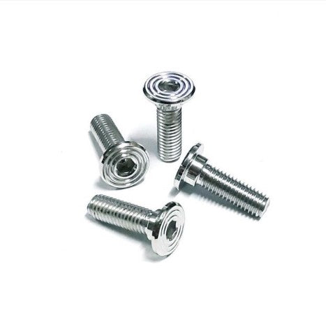 Hengscrew nut, disc brake plate nut with stainless steel bushing, Honda