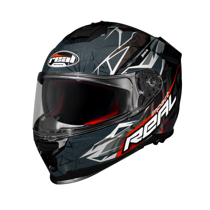 Real Helmet Hurricane-Impact Black/Blue