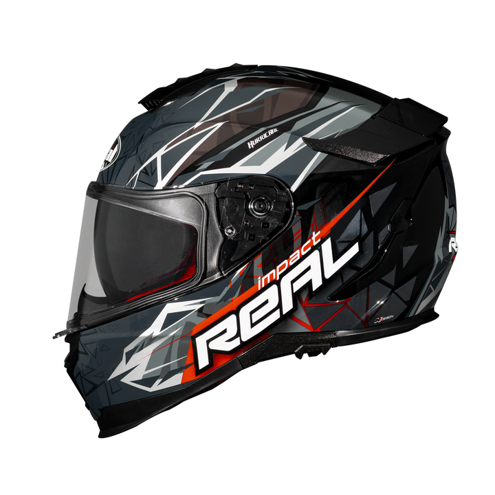 Real Helmet Hurricane-Impact Black/Blue