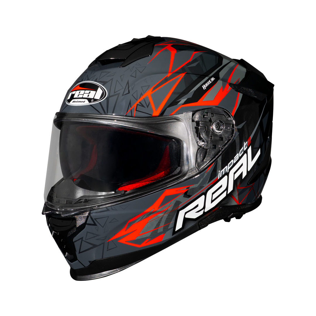Real Helmet Hurricane-Impact Black/Blue