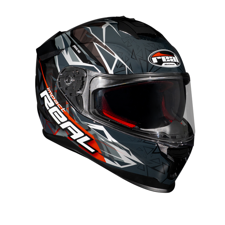 Real Helmet Hurricane-Impact Black/Blue