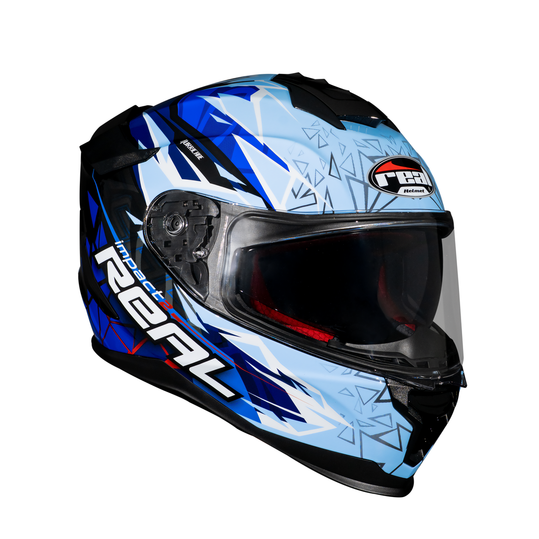 Real Helmet Hurricane-Impact Black/Blue