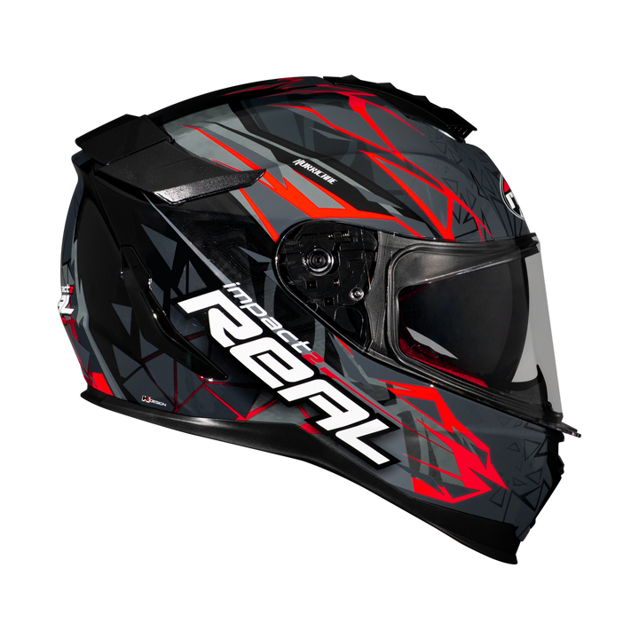 Real Helmet Hurricane-Impact Black/Blue