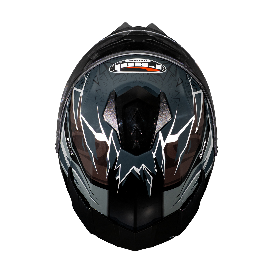Real Helmet Hurricane-Impact Black/Blue