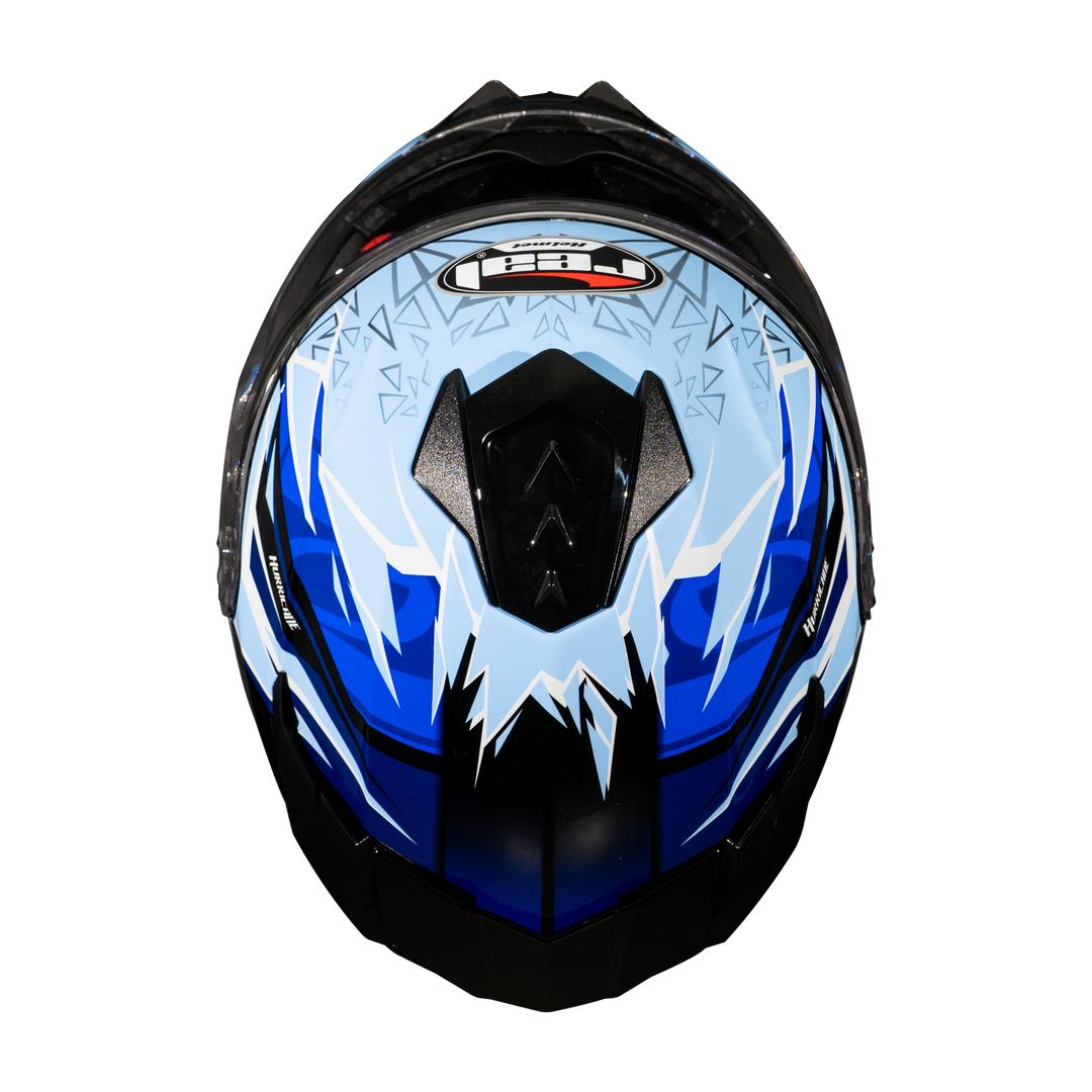 Real Helmet Hurricane-Impact Black/Blue