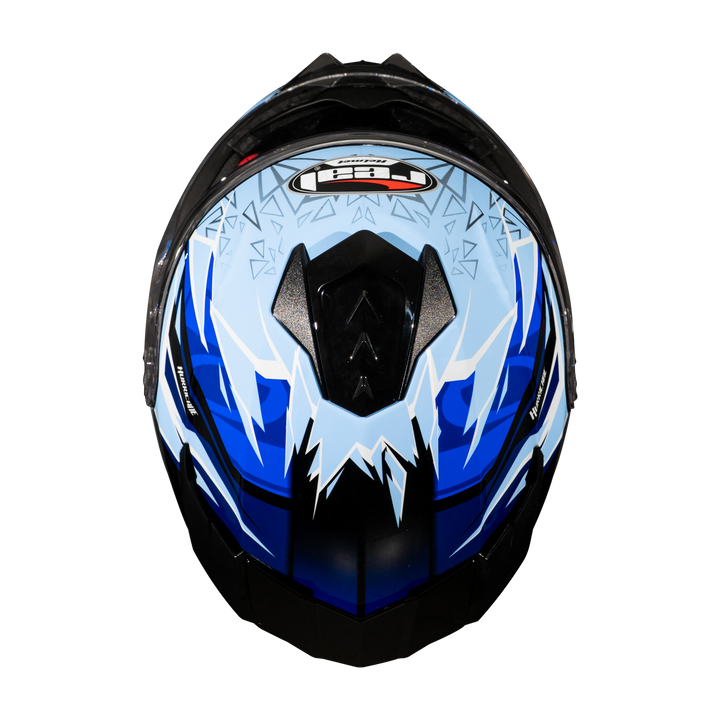Real Helmet Hurricane-Impact Black/Blue