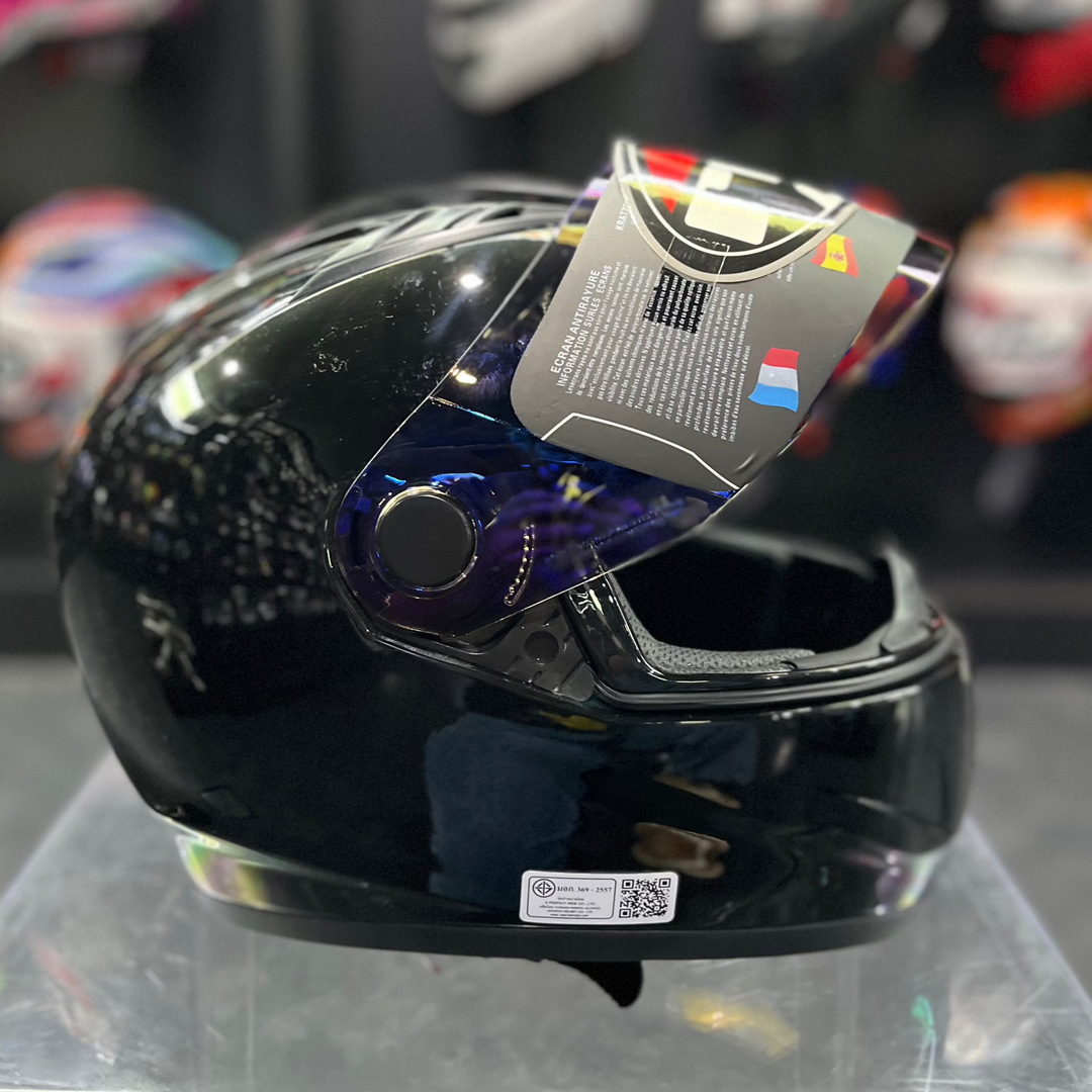 REAL Helmet Dawin glossy black