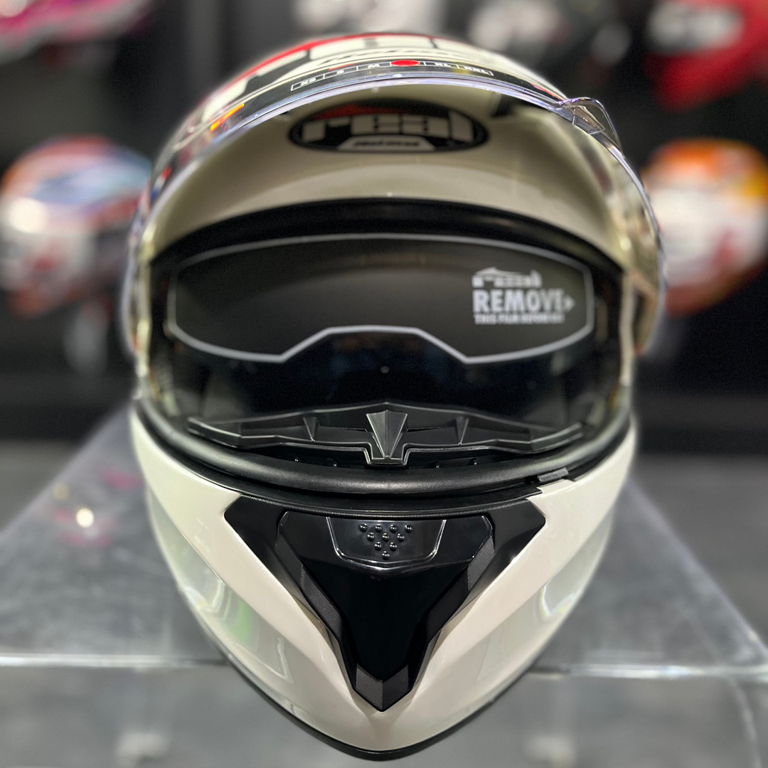 REAL Helmet STORM, white base