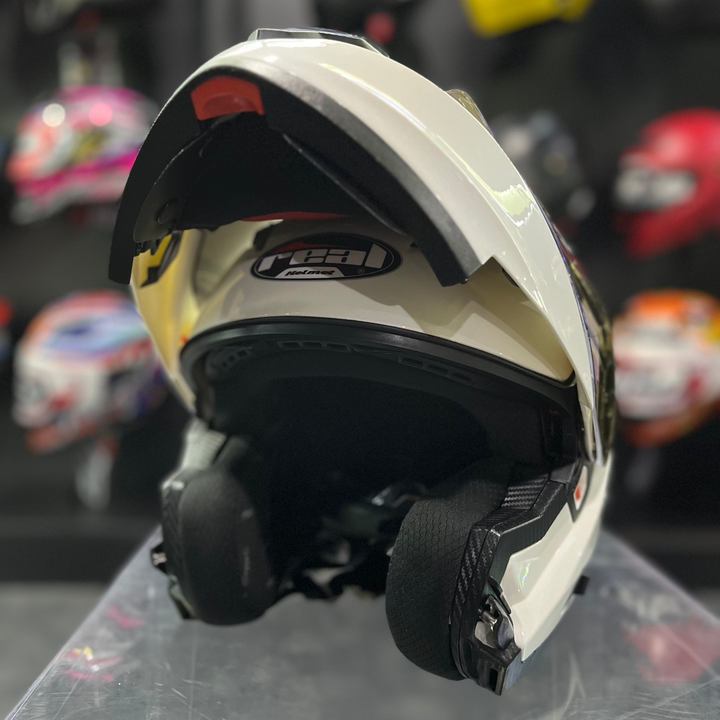 REAL Helmet STORM, white base