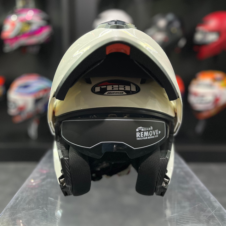 REAL Helmet STORM, white base