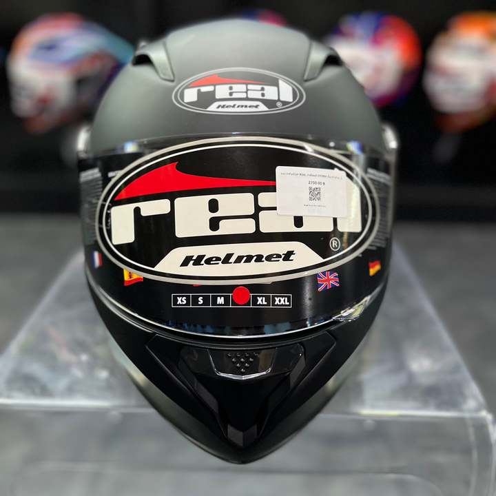 REAL Helmet STORM, matte black base
