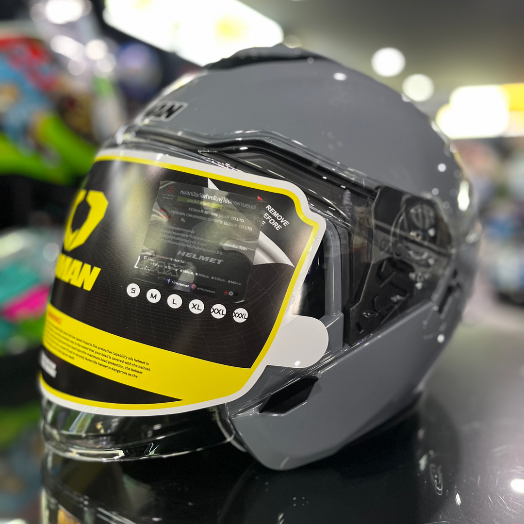 SOMAN Helmet - SM527 Grey