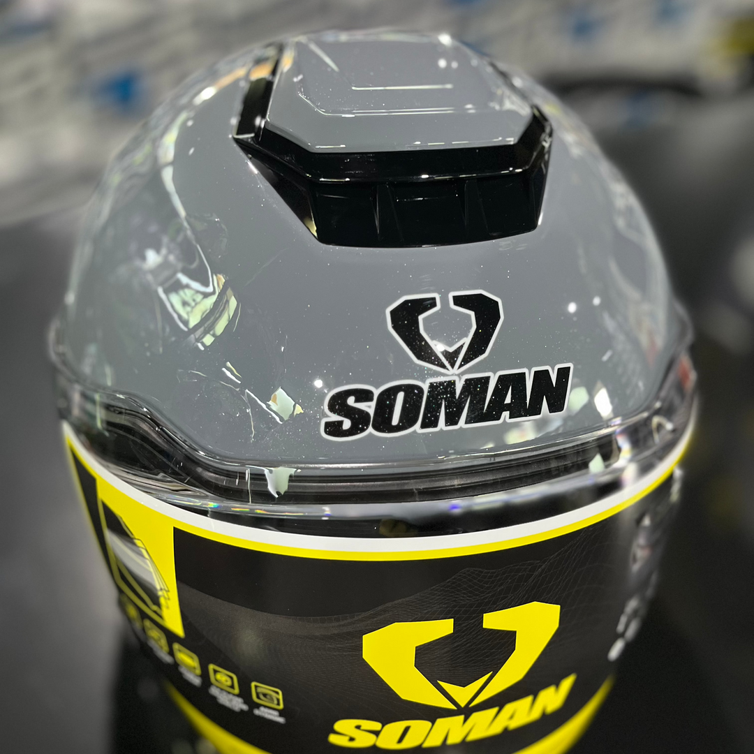 SOMAN Helmet - SM527 Grey