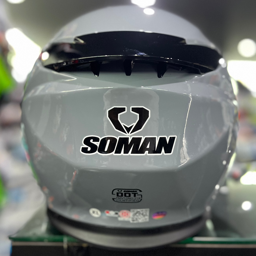 SOMAN Helmet - SM527 Grey