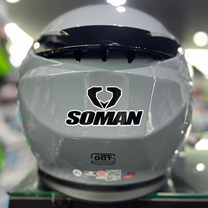 SOMAN Helmet - SM527 Grey