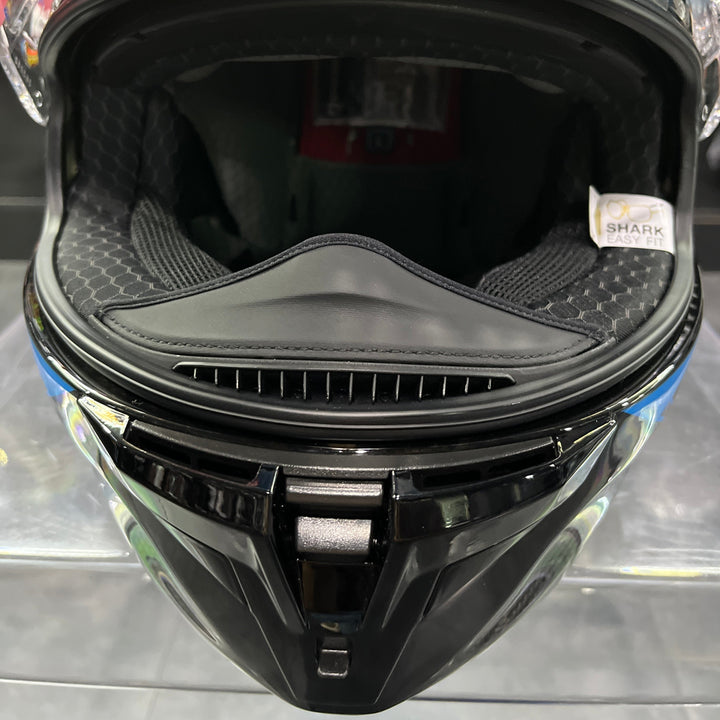 SHARK SPARTAN GT PRO KULTRAM CARBON EXPORT DKB HE1310 Helmet, Carbon/Blue