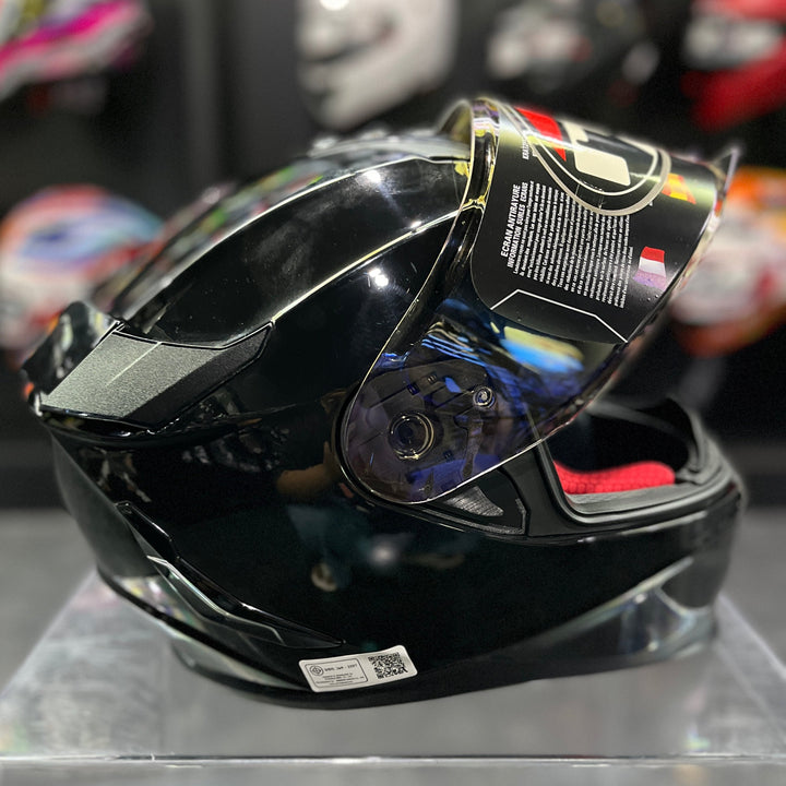 Real Helmet HURRICANE Glossy Black