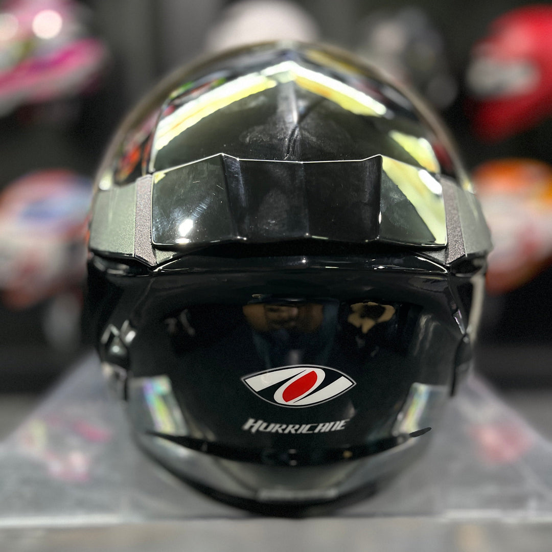 Real Helmet HURRICANE Glossy Black