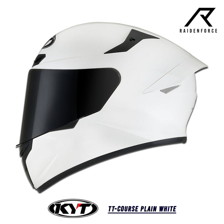 หมวกกันน็อค KYT TT-Course Plain White