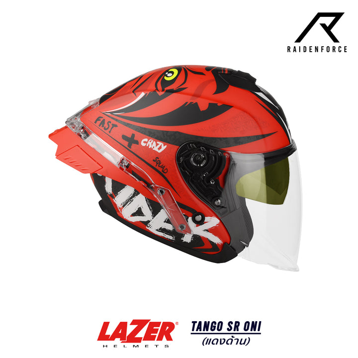LAZER TANGO SR ONI helmet, matte red
