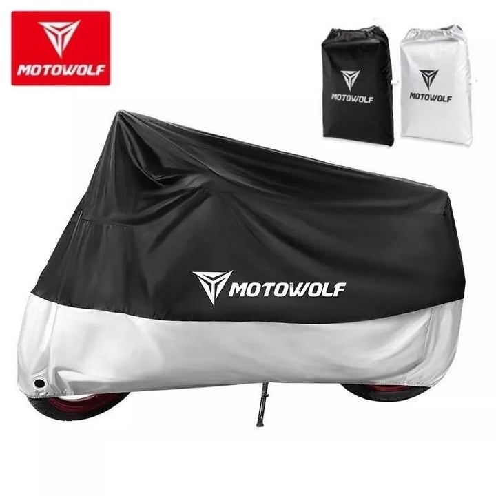 Waterproof car cover MOTOWOLF MDL-0802B, 190T fabric, black