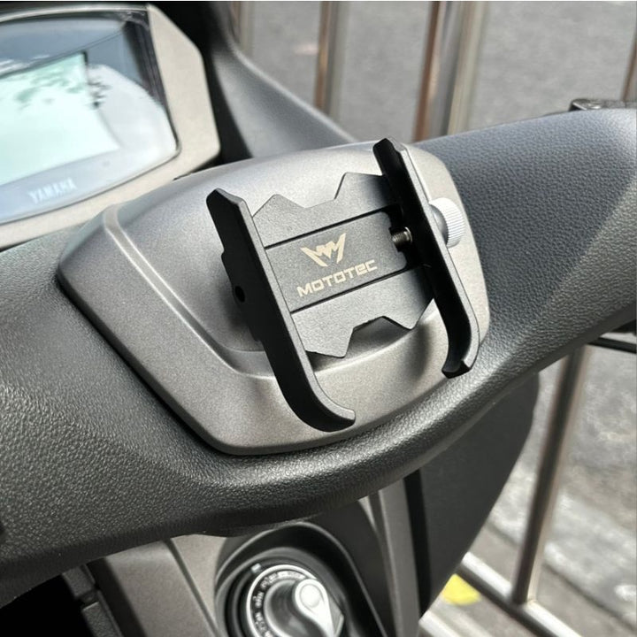 Motorcycle phone holder with handlebar cover Mototec MT-Nmax155