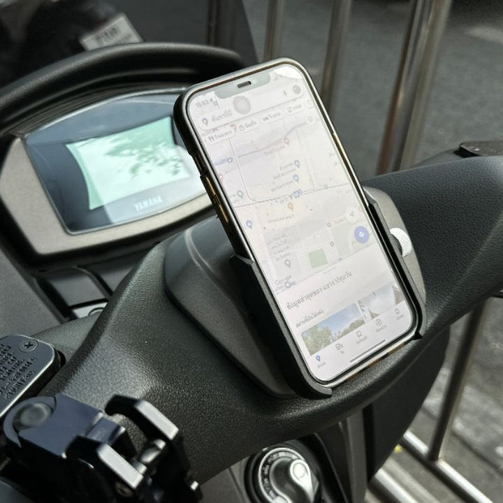 Motorcycle phone holder with handlebar cover Mototec MT-Nmax155