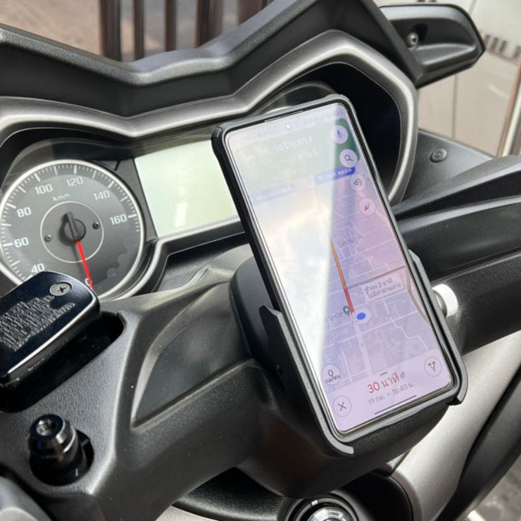 ชุดที่จับโทรศัพท์สำหรับมอเตอร์ไซต์พร้อมครอบแฮนด์ Mototec MT-Nmax155
