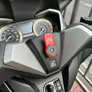 ชุดที่จับโทรศัพท์สำหรับมอเตอร์ไซค์พร้อมครอบแฮนด์ Mototec Quicklock-Forza350