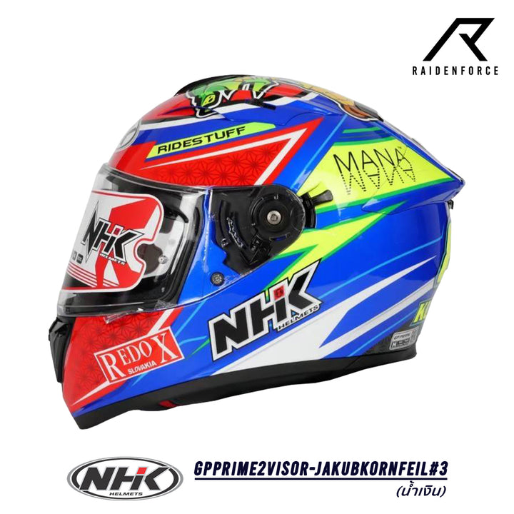 Helmet NHK GPPrime2Visor-JakubKornfeil#3 Blue