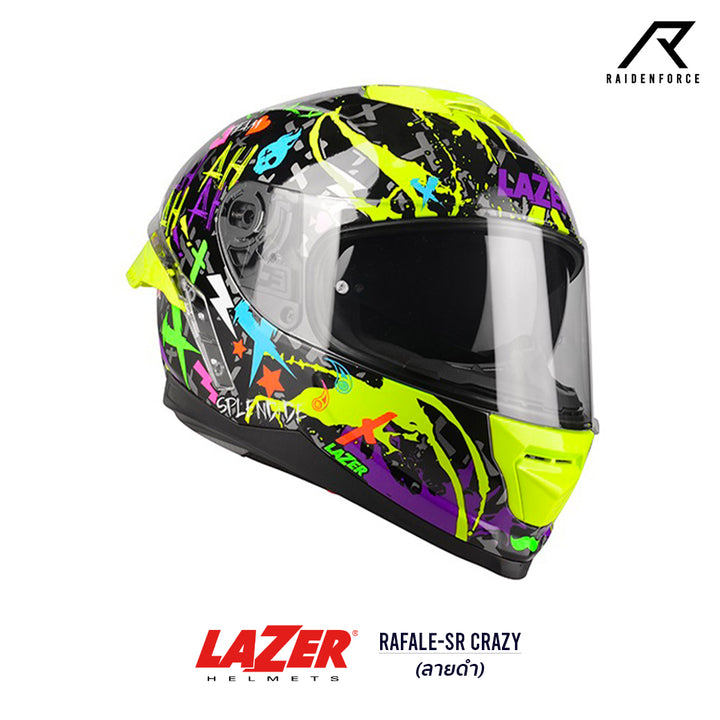 LAZER Helmet RAFALE Crazy Black Pattern Helmet