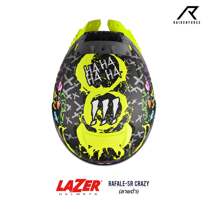 LAZER Helmet RAFALE Crazy Black Pattern Helmet