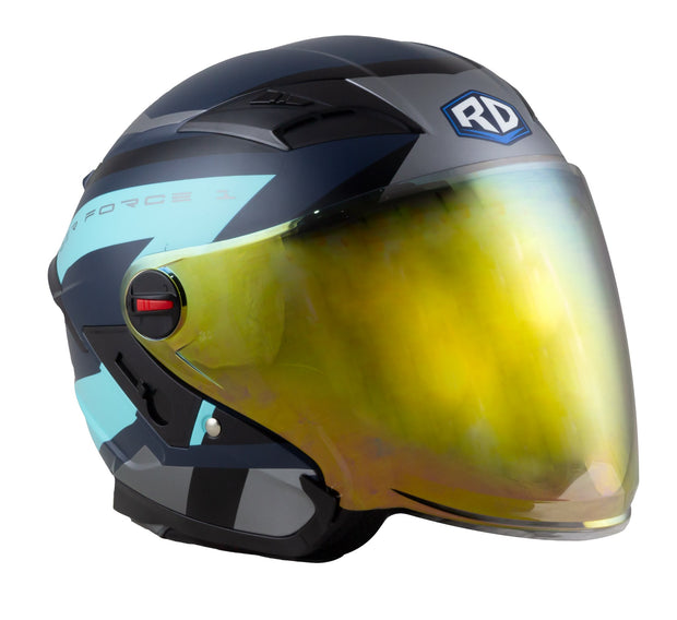 หมวกกันน็อค RANDOM HELMET Air Force - Power น้ำเงินด้าน