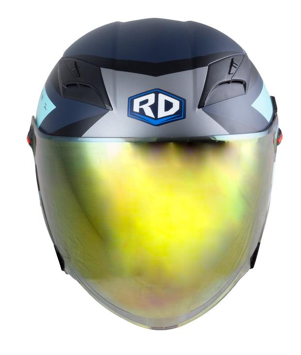 หมวกกันน็อค RANDOM HELMET Air Force - Power น้ำเงินด้าน