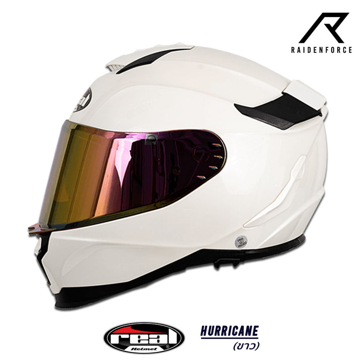 Real Helmet HURRICANE White