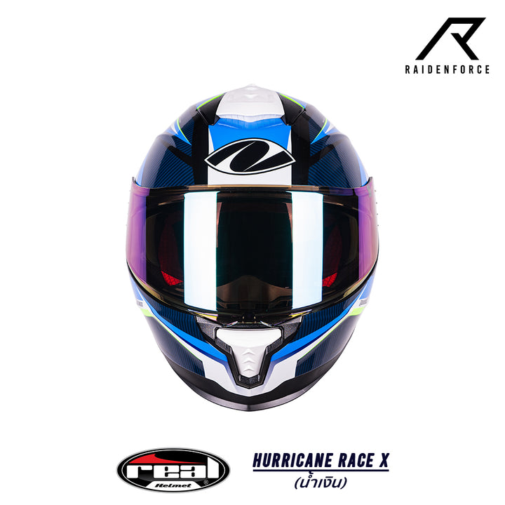 Real Helmet HURRICANE RACE X Blue