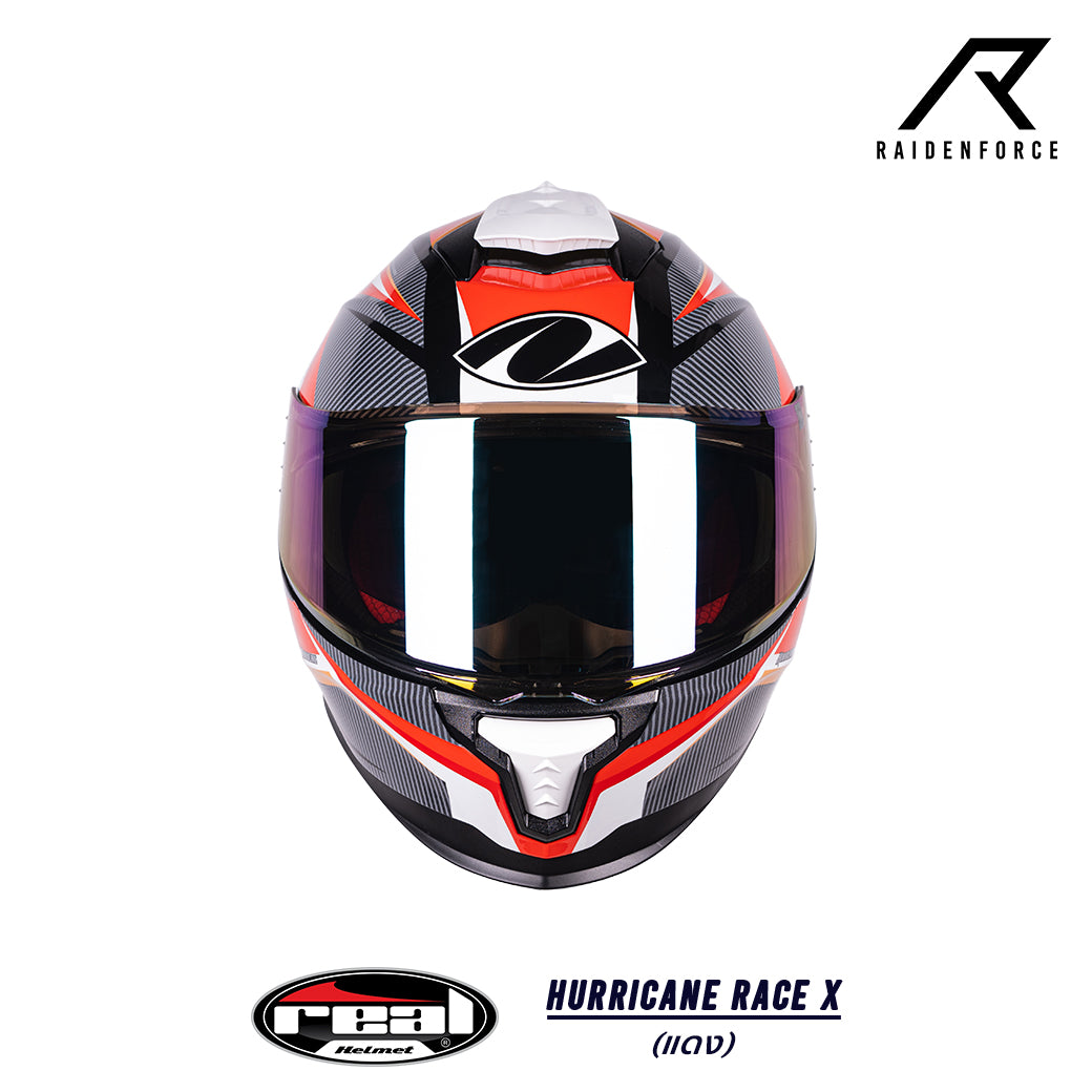 Real Helmet HURRICANE RACE X Red