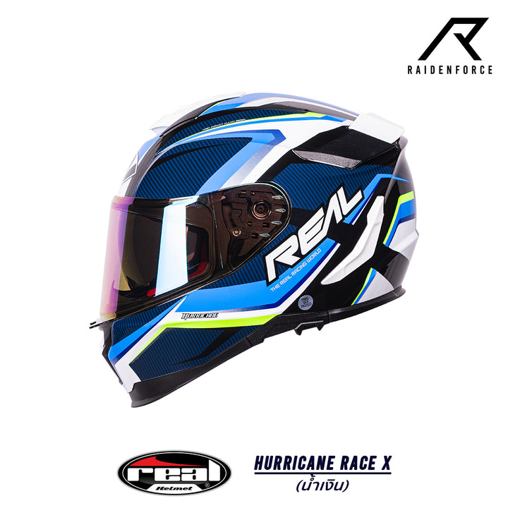 Real Helmet HURRICANE RACE X Blue
