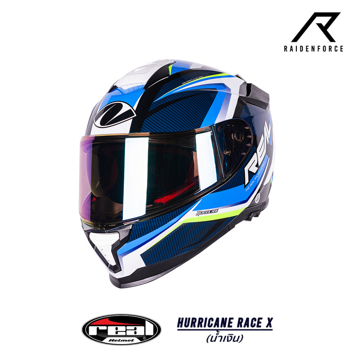 Real Helmet HURRICANE RACE X Blue