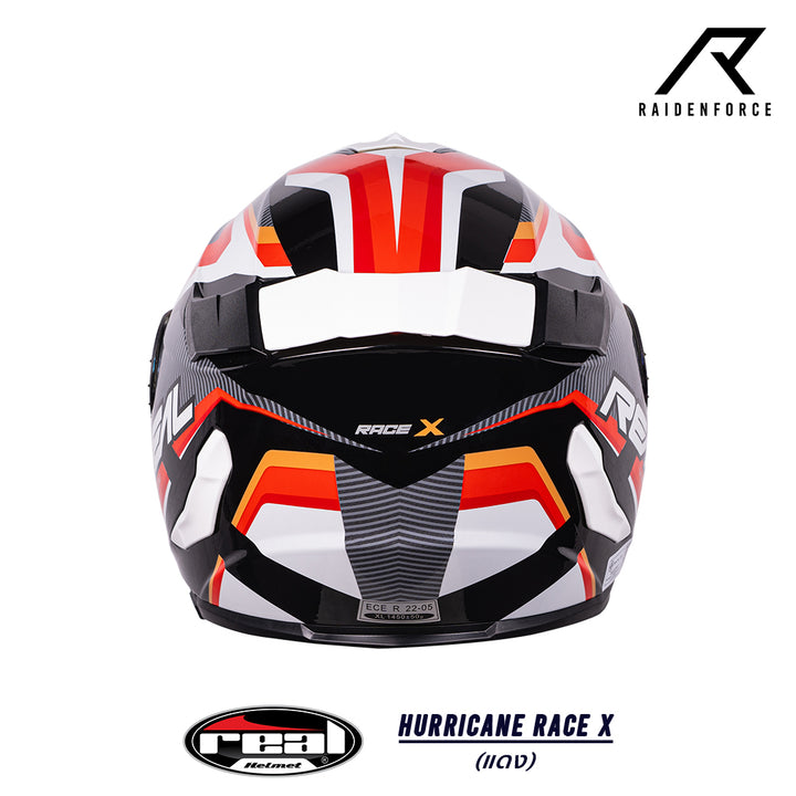 Real Helmet HURRICANE RACE X Red