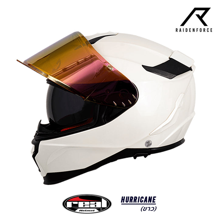 Real Helmet HURRICANE White