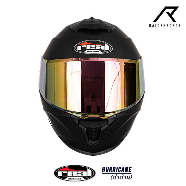 Real Helmet HURRICANE Matte Black
