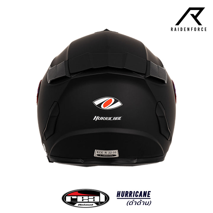 Real Helmet HURRICANE Matte Black