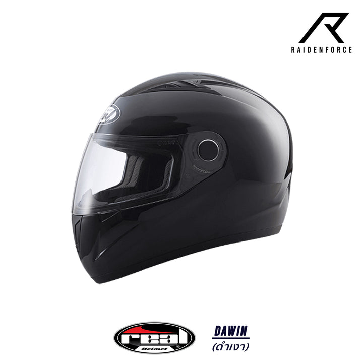 REAL Helmet Dawin glossy black